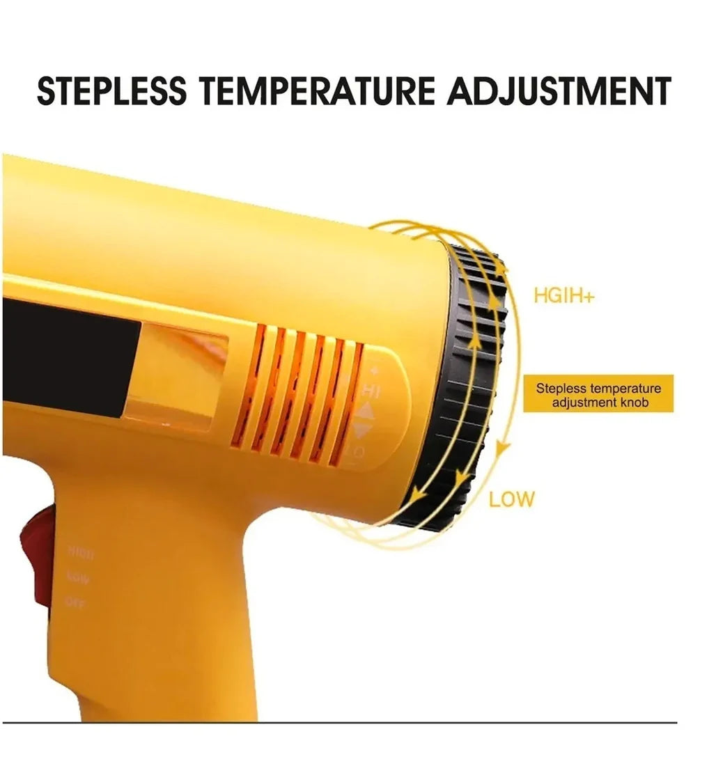 Pistola Calor De Temperatura Ajustable